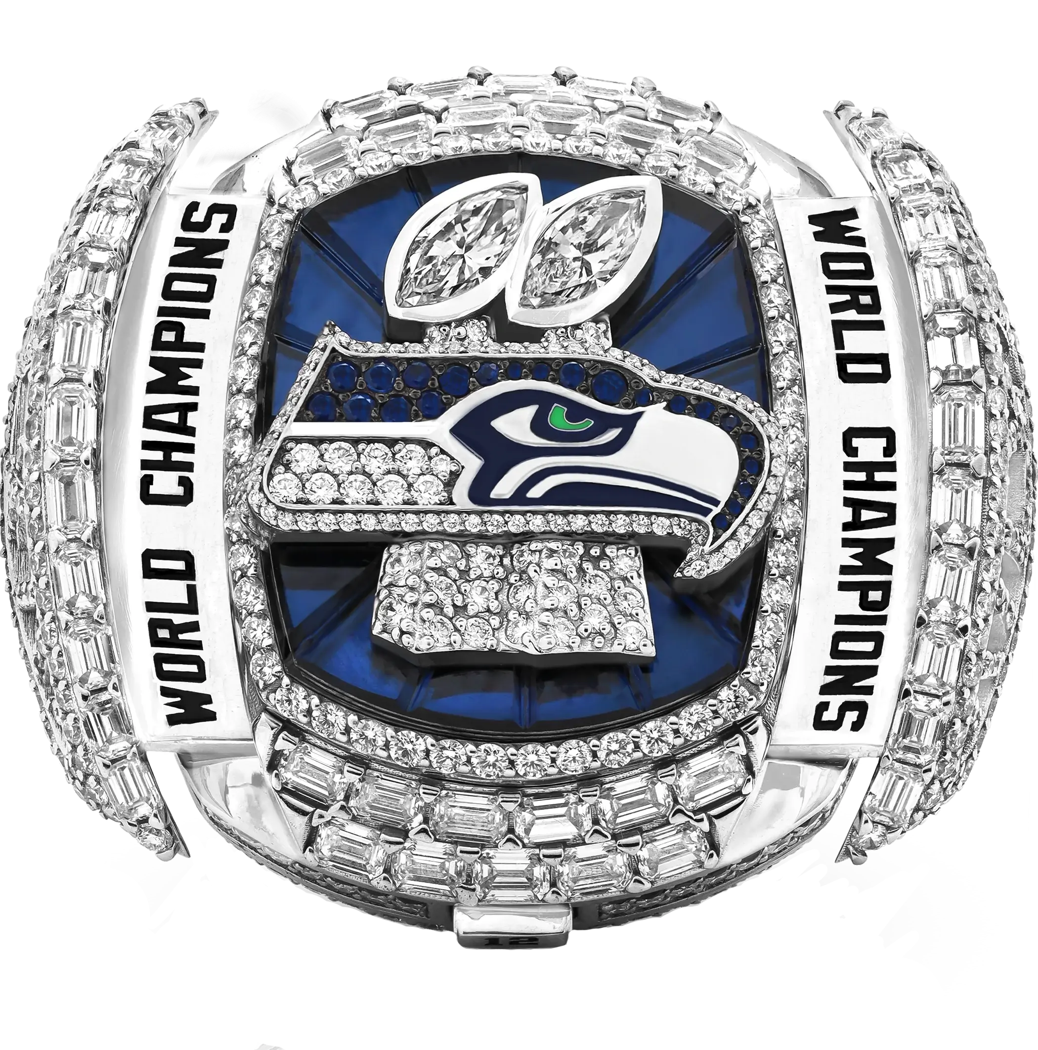 2025 Seattle Seahawks Super Bowl Championship Ring - Premium Legacy Series Ringdom Dynasty