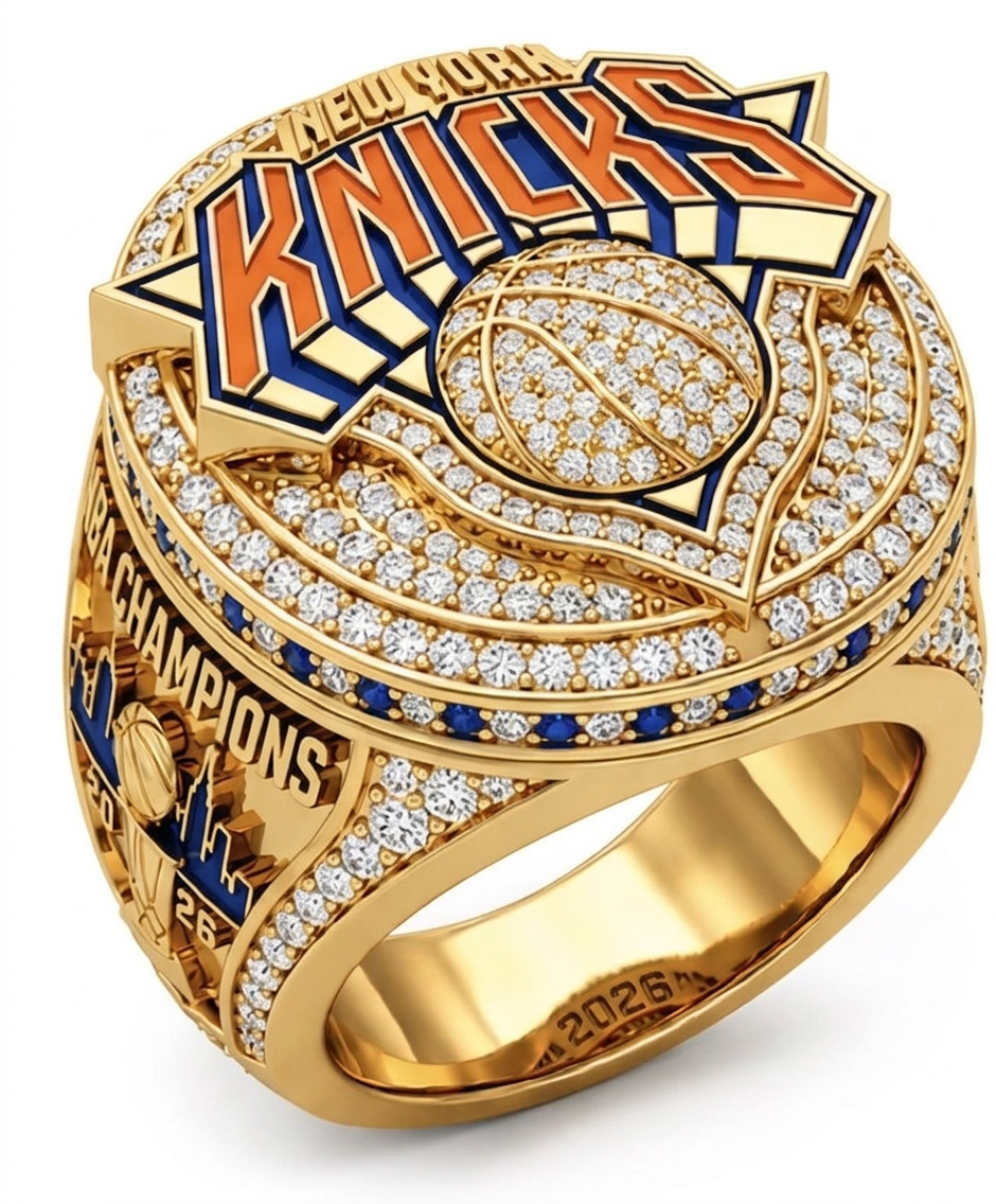 Pre-Order: 2026 New York Knicks Championship Ring - Premium Legacy Series Ringdom Dynasty