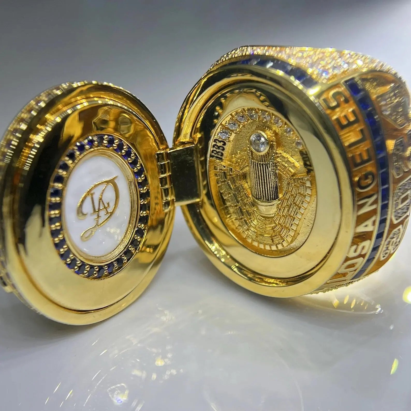 2024 Los Angeles Dodgers World Series Championship Ring - Premium Legacy Series Ringdom Dynasty