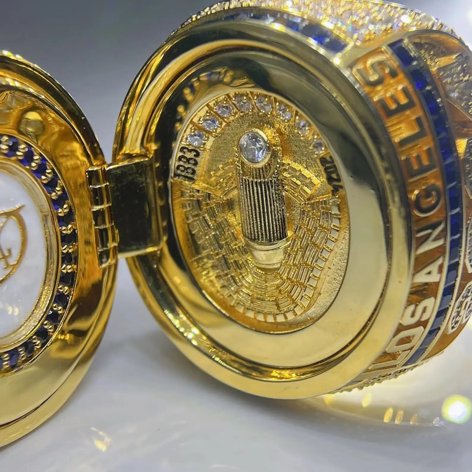 2024 Los Angeles Dodgers World Series Championship Ring - Premium Legacy Series Ringdom Dynasty