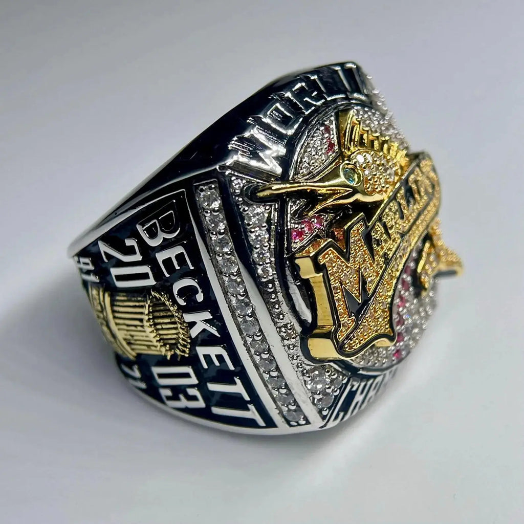 2003 Florida Marlins World Series Championship Ring - Premium Legend Series Ringdom Dynasty