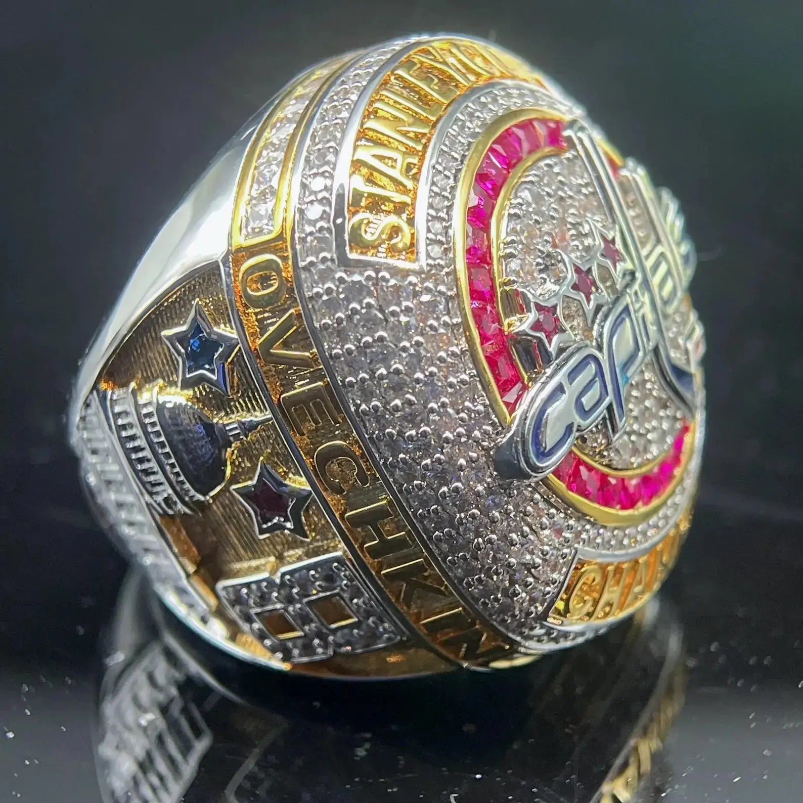 2018 Washington Capitals Stanley Cup Championship Ring - Premium Legacy Series Ringdom Dynasty