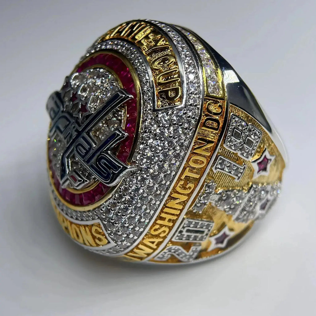 2018 Washington Capitals Stanley Cup Championship Ring - Premium Legacy Series Ringdom Dynasty